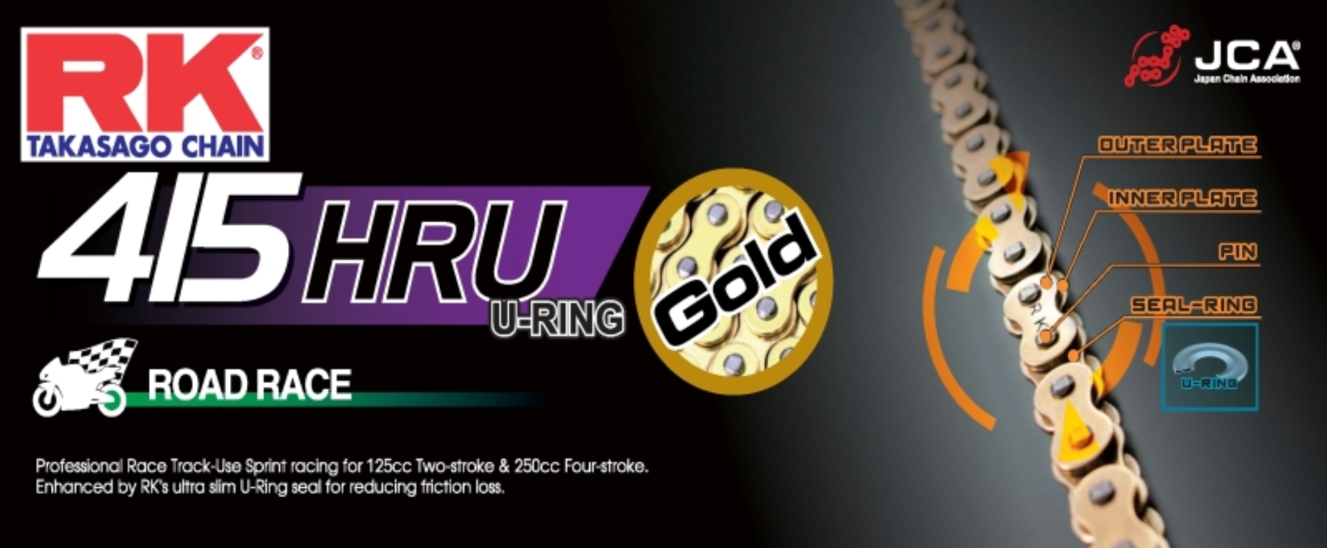 Picture of RK Chain 415 Sprint Racing Chain
