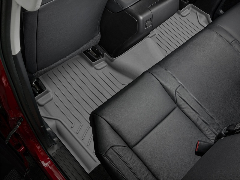 Picture of WeatherTech 14-21 Toyota Tundra DC w/Carpeted Floors Rear FloorLiner HP - Grey