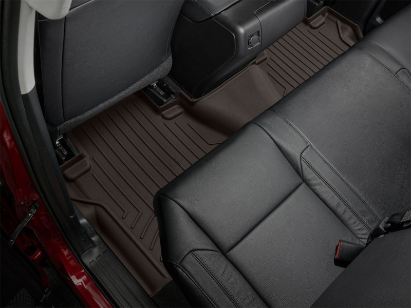 Picture of WeatherTech 14-21 Toyota Tundra DC w/Carpeted Floors Rear FloorLiner HP - Cocoa