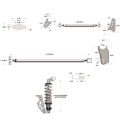 Picture of QA1 HD Pro Rear Triangulated 4-Link Kit - Front Mount Single Adj Coilovers