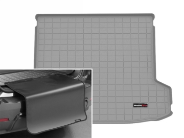 Picture of WeatherTech 22-25 Hyundai Tucson Hybrid Cargo Liner w/Bumper Protector - Grey