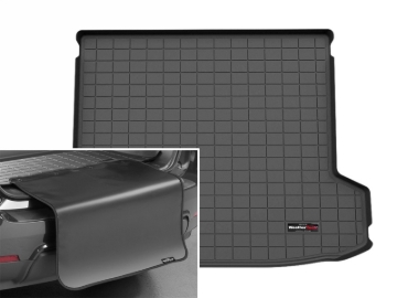 Picture of WeatherTech 22-25 Hyundai Tucson Hybrid Cargo Liner w/Bumper Protector - Black