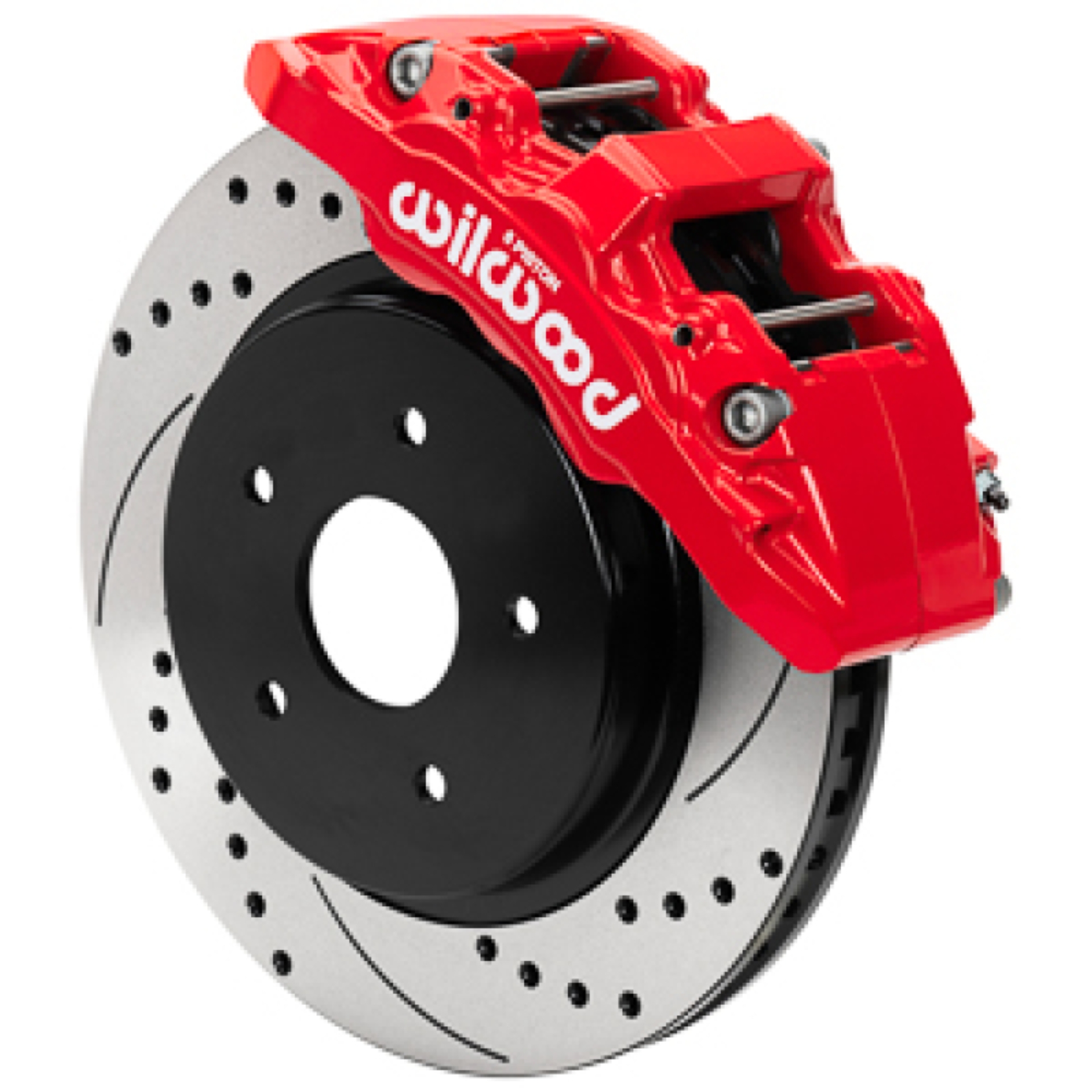 Picture of Wilwood 13-18 Dodge Ram 1500 Aero6 DM SRP Front Brake Kit w/ Lines - Red