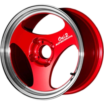Picture of Advan ONI2 15X8 / ET30 / 4x100 - Machining & Racing Candy Red