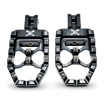 Picture of Burly Brand 18-24 M8 Softail MX-Evolution Passenger Pegs - Black