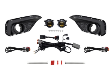 Picture of Diode Dynamics 2024 Ford Mustang EcoBoost Elite Series Add-On Fog Lamp Kit Yellow