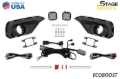 Picture of Diode Dynamics 2028 Ford Mustang GT SS3 Add-On Fog Lamp Kit White Pro