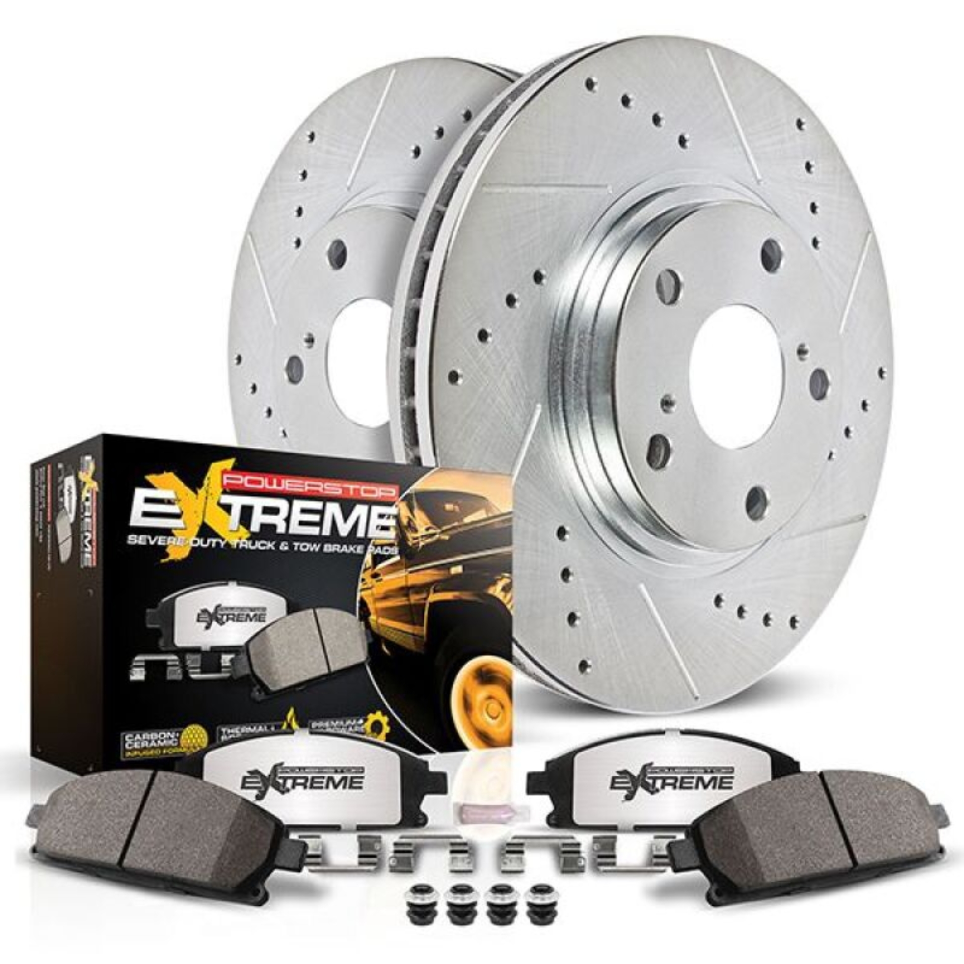 Picture of Power Stop 22-23 Ford E-Transit Front Z36 Truck & Tow Brake Kit