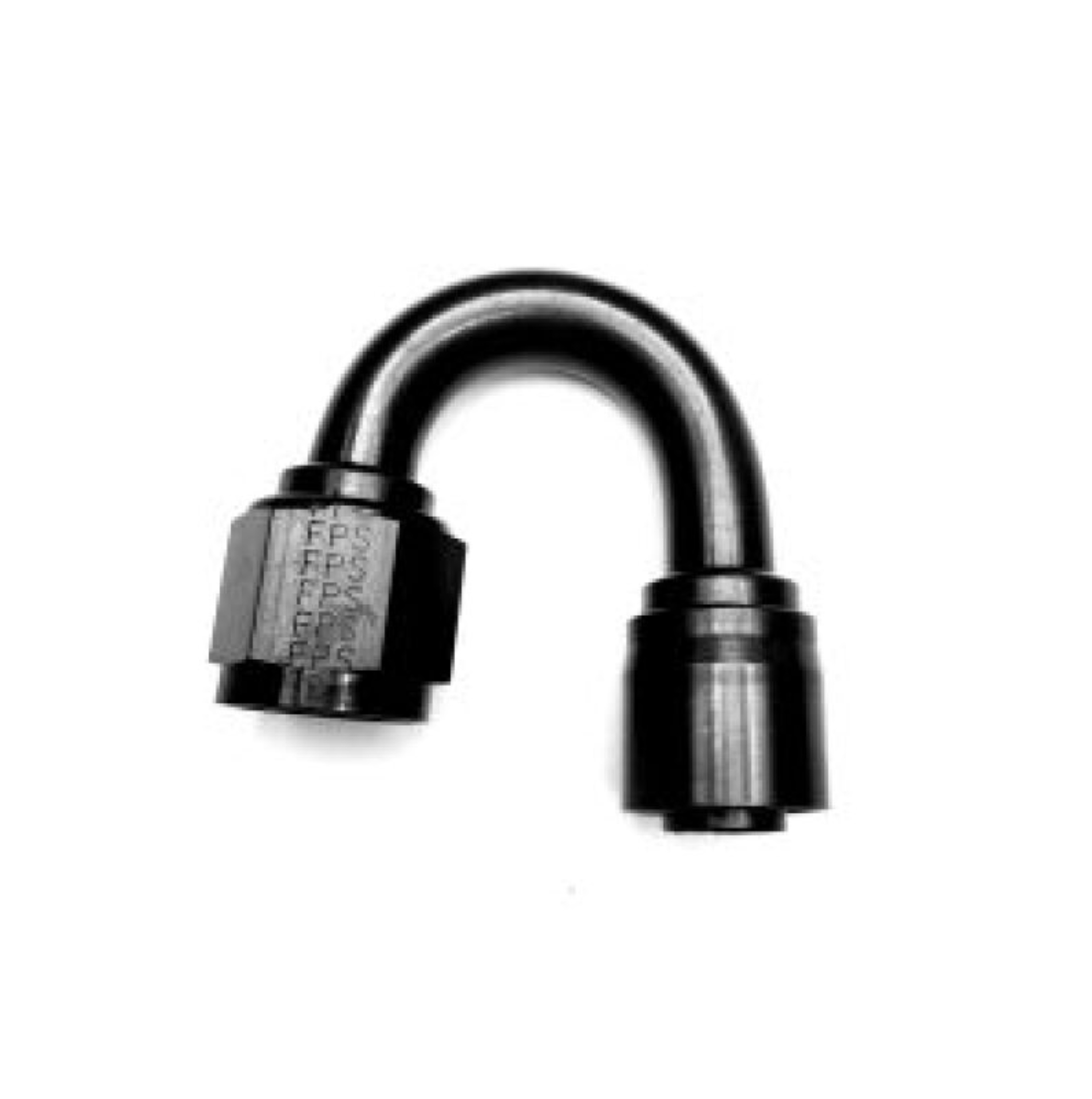 Picture of Fragola -6AN 180 Degree Fixed/Single Swivel Sport Crimp Pro Hose End