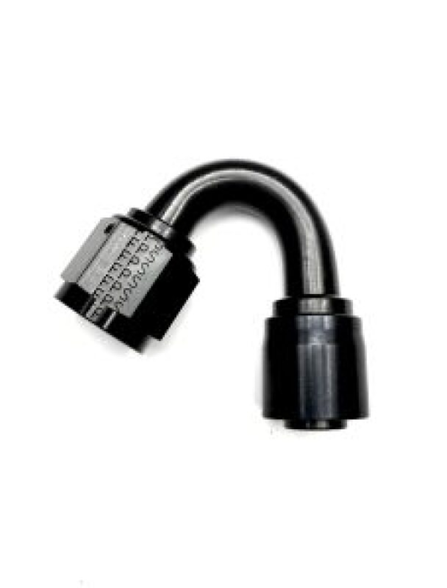 Picture of Fragola -6AN 150 Degree Fixed/Single Swivel Sport Crimp Pro Hose End