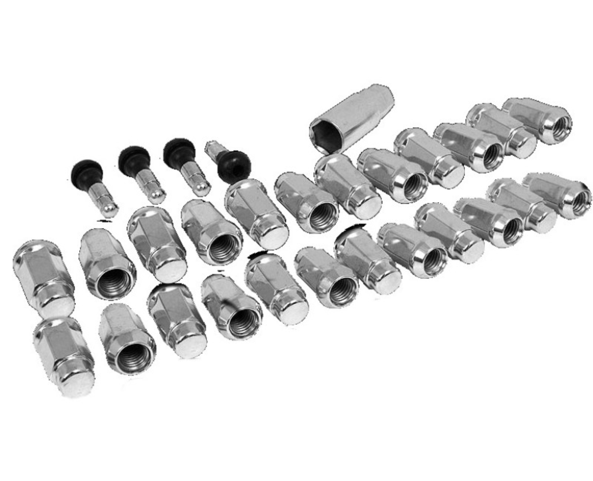 Picture of Race Star 14mmx1.50 Closed End Acorn Deluxe Lug Kit (3/4 Hex) - 24 PK