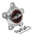 Picture of Race Star 5 Lug Cap Tall Plastic Chrome (incl. Medallion & Screws)