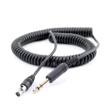 Picture of Rugged Radios Fire Truck Intercom Headset Coil Cord for 1/4 Style Jacks