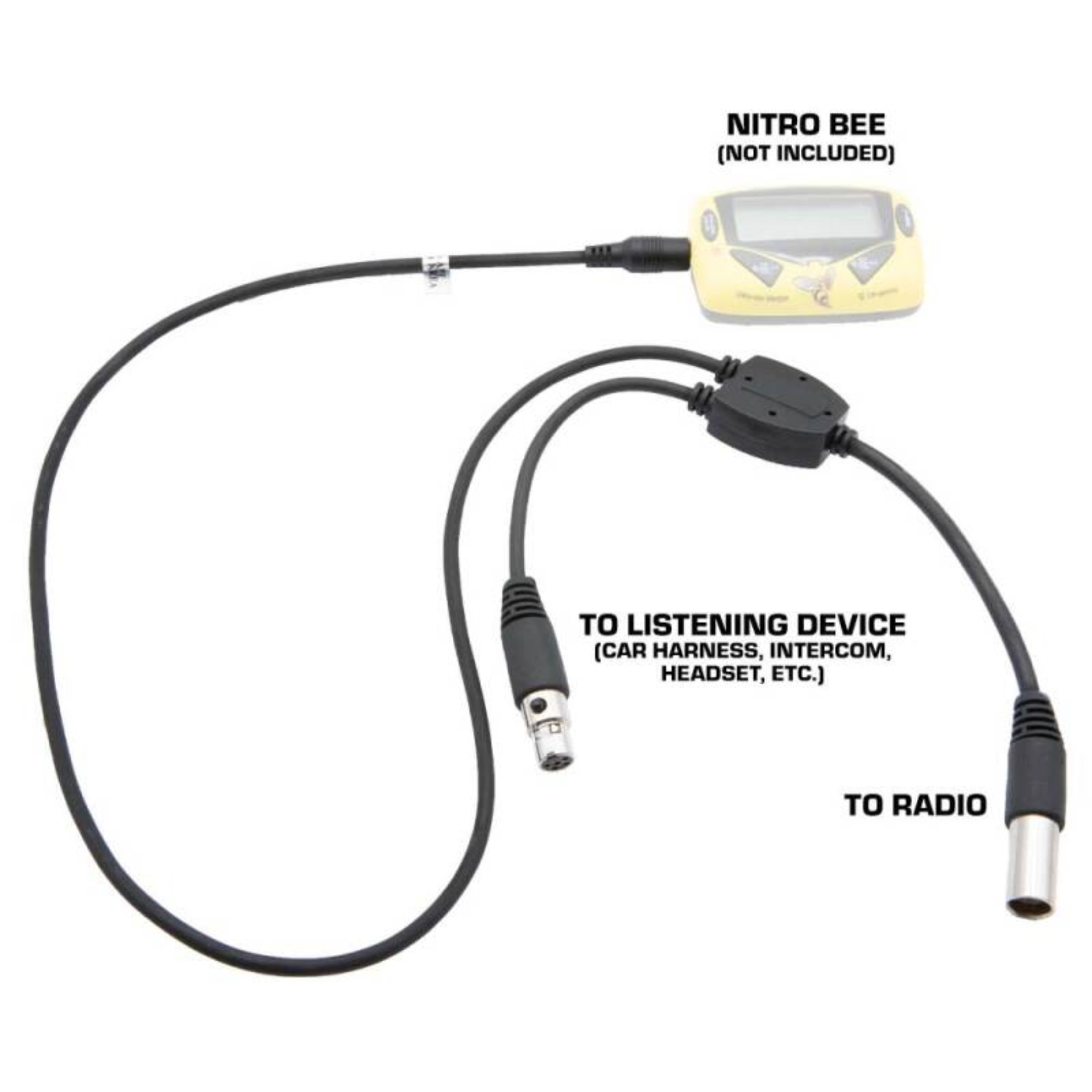 Picture of Rugged Radios Adapter for Scanner to 5-pin Car Harness Headset or Intercom