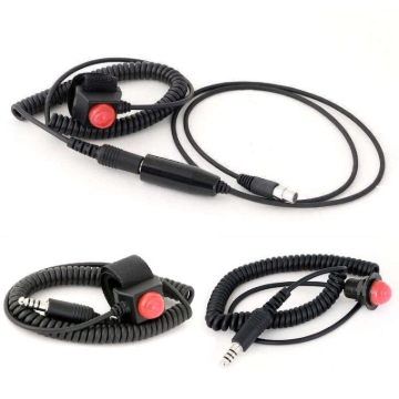 Picture of Rugged Radios Hole Mount Steering Wheel Quick Disconnect Push to Talk (PTT)