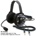 Picture of Rugged Radios FHS Behind-The-Head Fire Safety Industrial Headset With Mic On/Off Button / No Cable