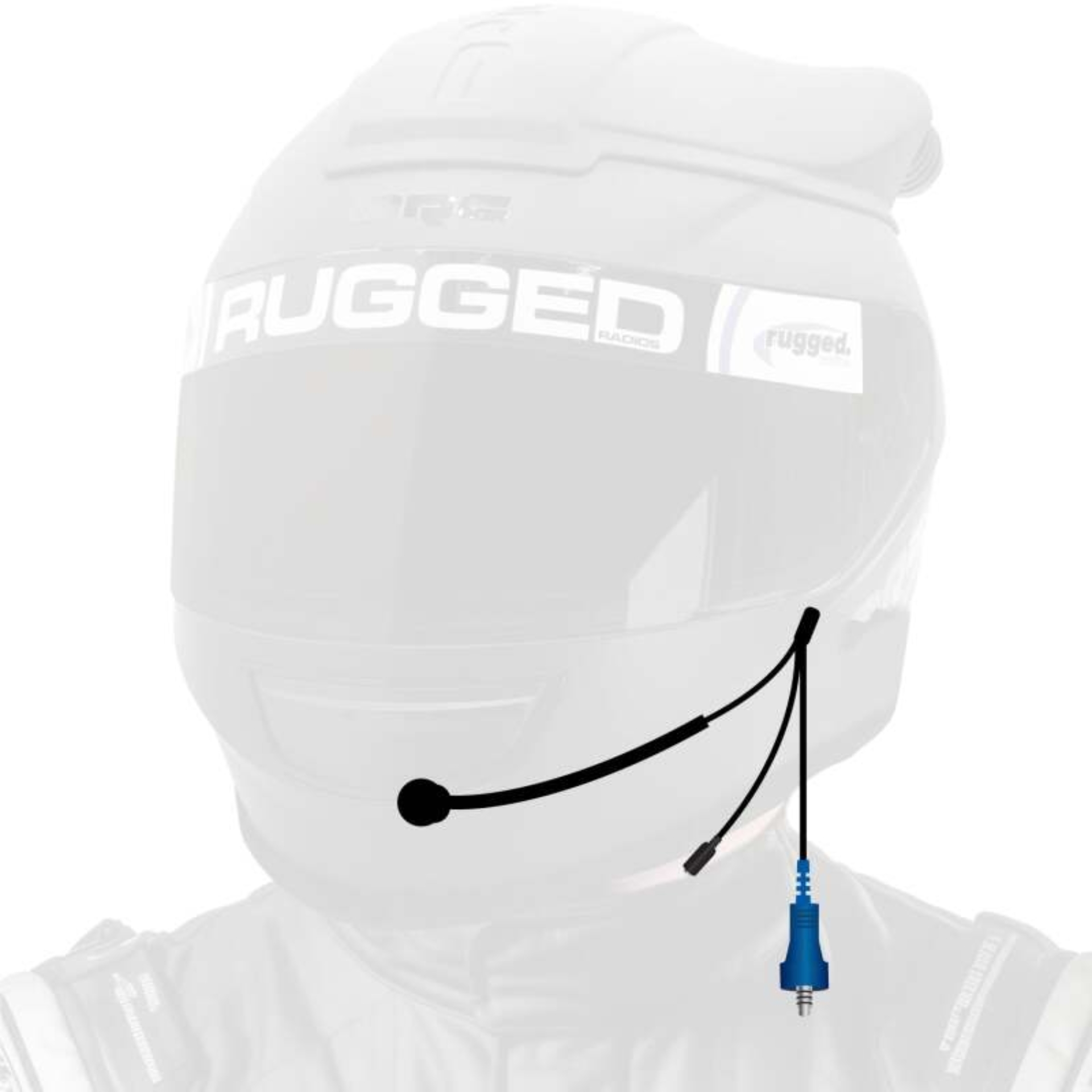 Picture of Rugged Radios OFFROAD Wired Helmet Kit with 3.5mm Jack and M102 Military Mic