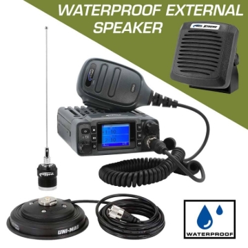Picture of Rugged Radios Radio Kit Plus - GMR25 Waterproof GMRS Mobile Radio Kit with External Speaker