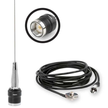 Picture of Rugged Radios GMRS / UHF No Ground Plane (NGP) Whip Antenna Kit & NMO Mount