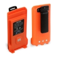 Picture of Rugged Radios GMR2 Replacement Lithium Battery w/12v Charge Port and Belt Clip Safety Orange