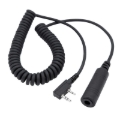 Picture of Rugged Radios OFFROAD Headset / Helmet Coil Cord Cable for Rugged Radios and Kenwood Radios