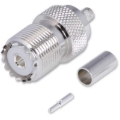 Picture of Rugged Radios Crimp On Female UHF Antenna Connector