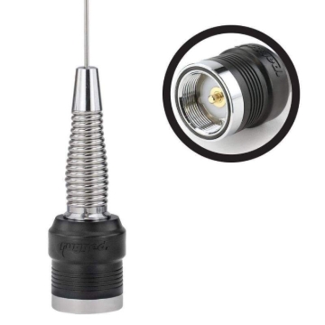 Picture of Rugged Radios UHF & VHF Wide Band 1/4 Wave Antenna with Spring (132 - 525 MHz)