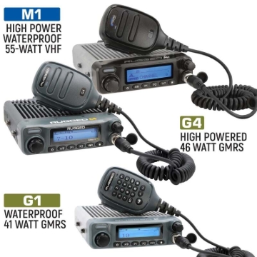 Picture of Rugged Radios Ford Raptor Two-Way Mobile Radio Kit 55 Watt M1-V - Business Band VHF