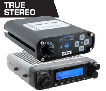 Picture of Rugged Radios STX STEREO Complete Master Comm Kit w/ Intercom - 2-Way Radio M1 VHF Business Band