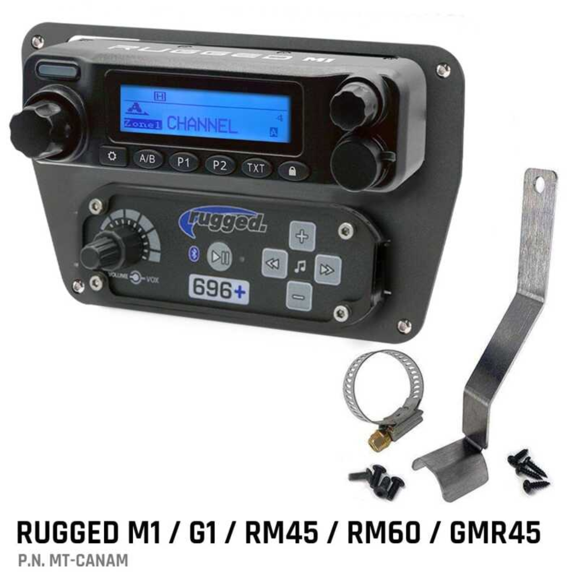 Picture of Rugged Radios Can-Am Commander Intercom and Radio Mount Rugged M1/G1/RM45/RM60/GMR45