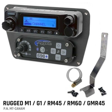 Picture of Rugged Radios Can-Am Commander Intercom and Radio Mount Rugged M1/G1/RM45/RM60/GMR45