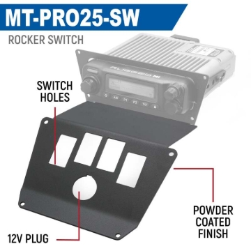Picture of Rugged Radios 2025 Polaris RZR Pro XP/Pro R/Pro S Radio Mount Jack Mount