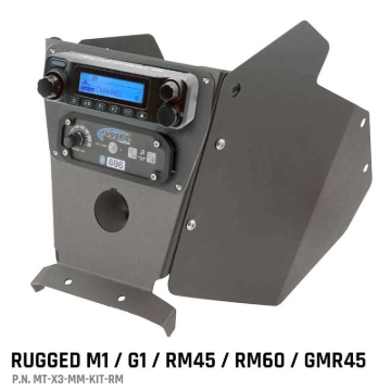 Picture of Rugged Radios Can-Am X3 Mounting Kit with Multi Mount and Side Panels Rugged M1/G1/RM45/RM60/GMR45