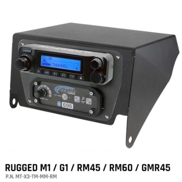 Picture of Rugged Radios Can-Am X3 Multi-Mount Kit - Top Mount - Rugged M1/G1/RM45/RM60/GMR45