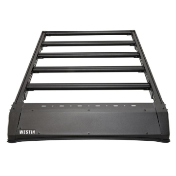 Picture of Westin 24-26 Toyota Tacoma Double Cab Mesa Roof Rack - Textured Black
