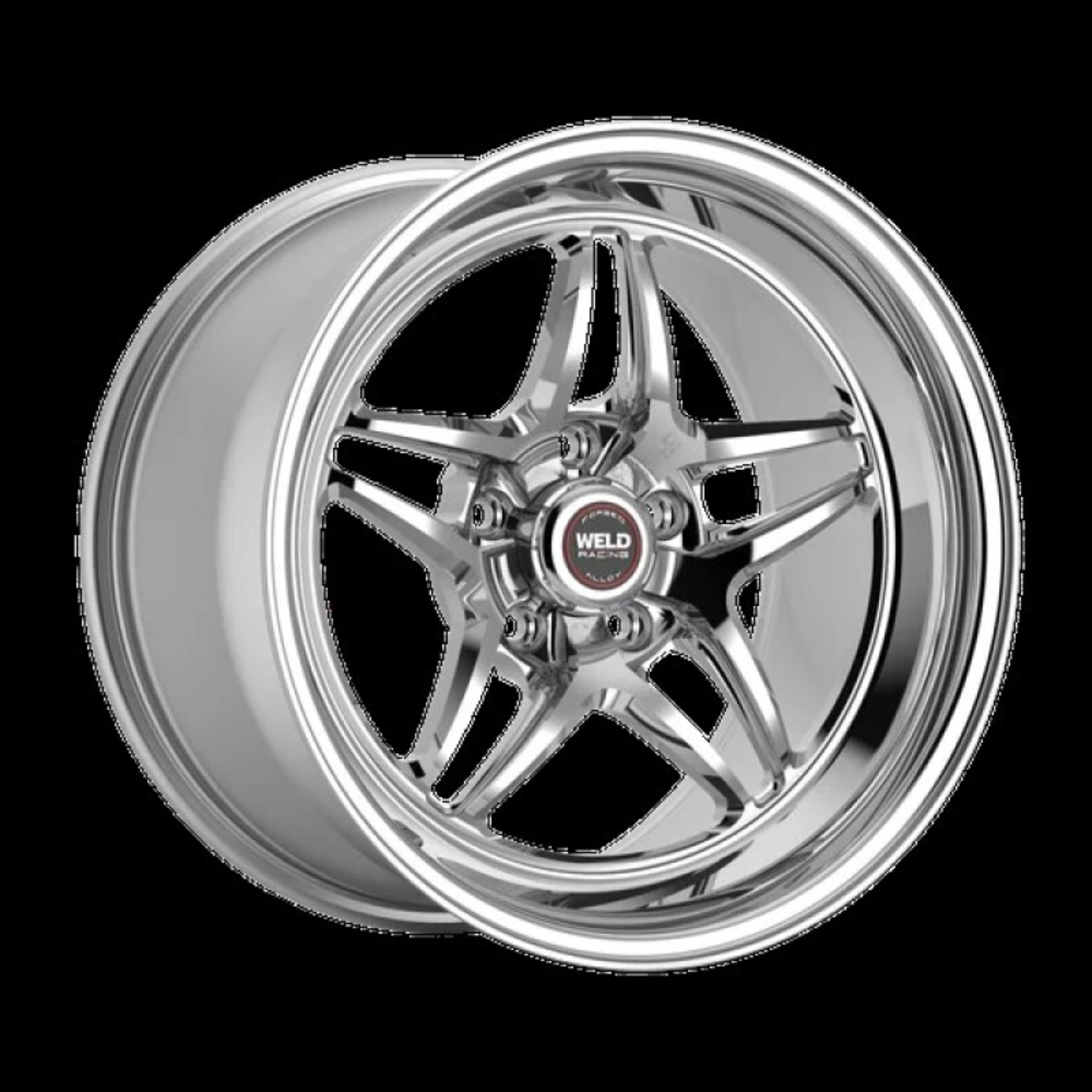 Picture of Weld S81 18x10.5 / 5x4.5 BS / 7.7 (50 ET) Polish 3.18 ID Medium Pad - Non Beadlock
