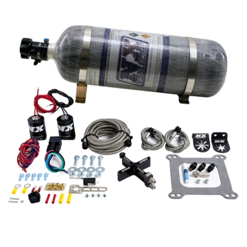 Picture of Nitrous Express 4150 Covert Crossbar Plate System Pro Power 100-500HP (12lb Bottle)