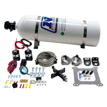 Picture of Nitrous Express 4150 Covert Crossbar Plate System Stage 6 50-300HP (15lb Bottle)