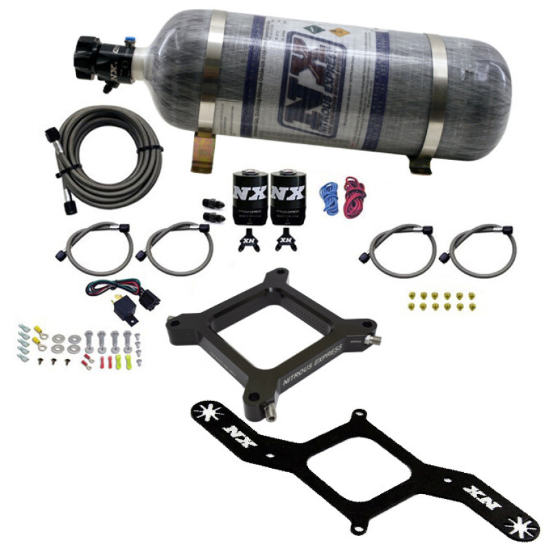 Picture of Nitrous Express 4150 Assassin Plate Stage 6 Alcohol 50-300HP (12lb Bottle)