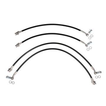 Picture of Chase Bays 97-13 Chevrolet Corvette C5/C6 Front and Rear Extended Caliper Brake Lines