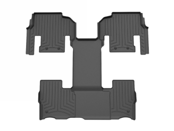 Picture of WeatherTech 22-24 Jeep Wagoneer (Incl. L) 8-Passenger Rear FloorLiner HP - Black
