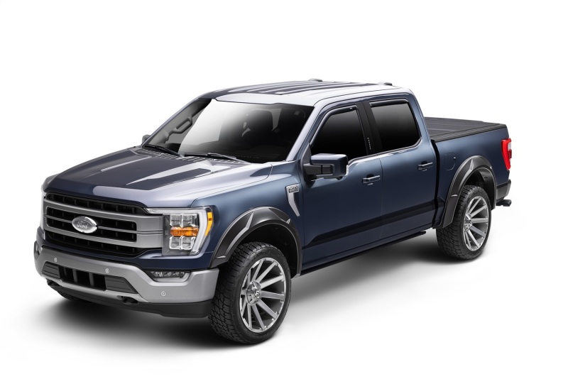 Picture of Husky Liners 20-24 Chevrolet Silverado 2500/3500HD DRT Style Fender Flares (Smooth) 4pc - Blk
