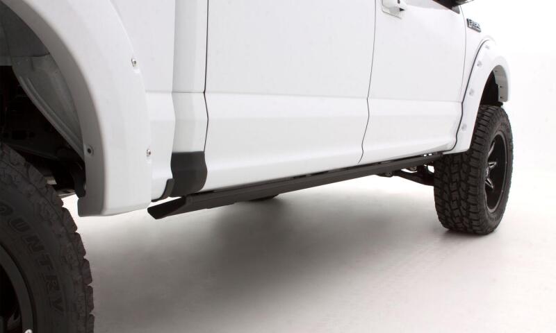 Picture of Husky Liners 09-14 Ford F-150 CC Trail Armor Rocker Panel & Sill Plate Cover (4pc) - Tex. Blk