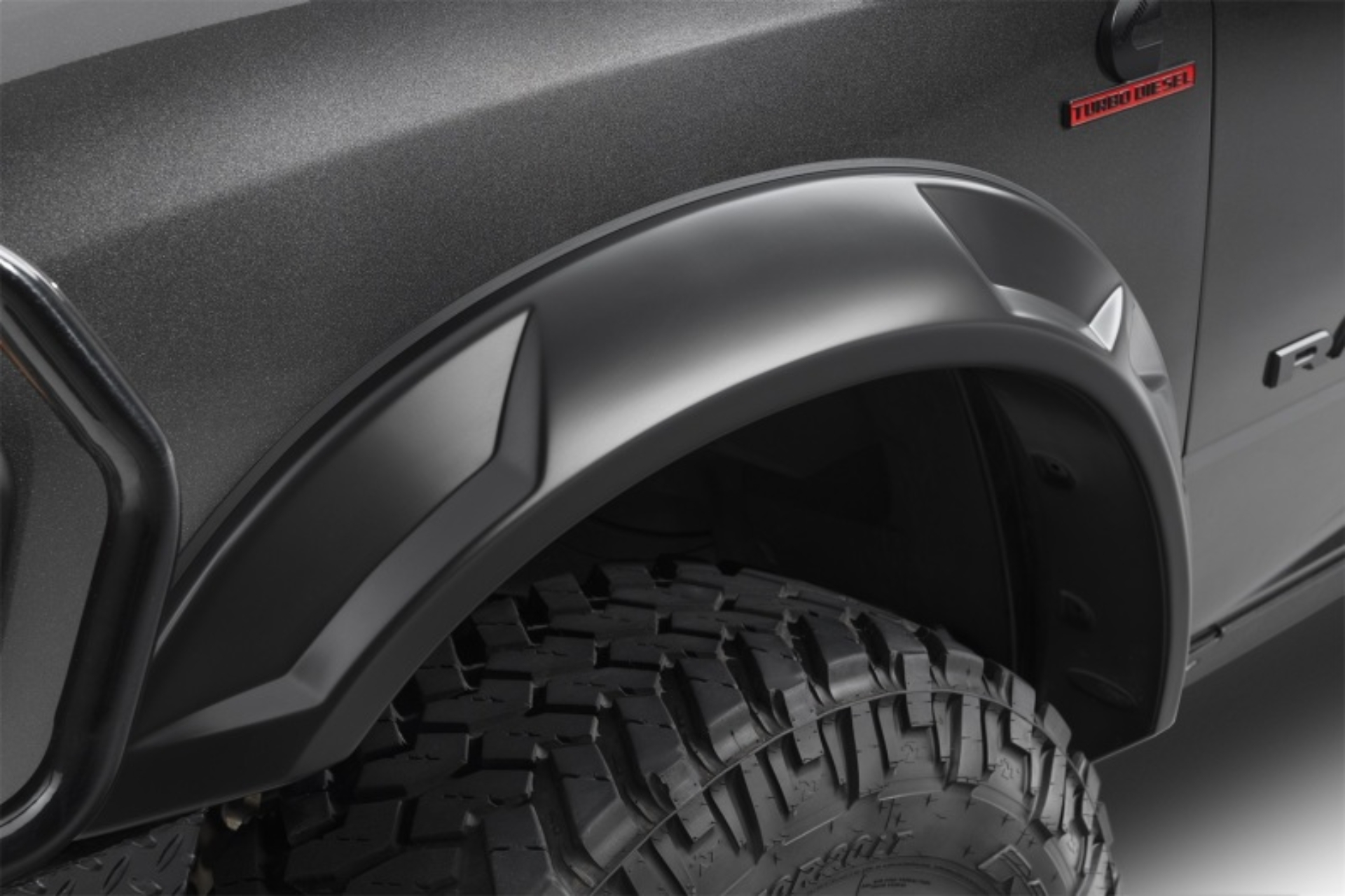 Picture of Husky Liners 19-23 RAM 2500/3500 DRT Style Fender Flares (Smooth) 4pc - Blk
