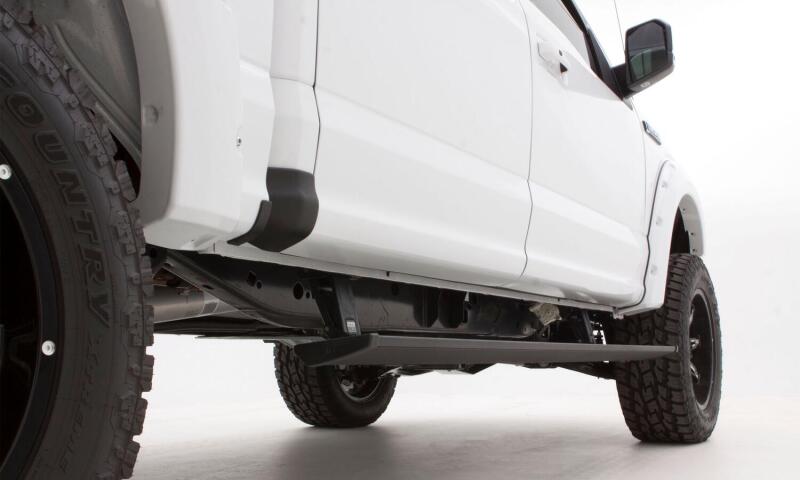 Picture of Husky Liners 09-14 Ford F-150 CC Trail Armor Rocker Panel & Sill Plate Cover (4pc) - Tex. Blk