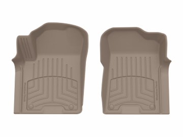 Picture of WeatherTech 19-24 Infiniti QX80 Front FloorLiner HP - Tan
