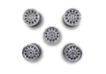 Picture of Ford Racing 2021+ Bronco 17x8in Silver Wheel Kit