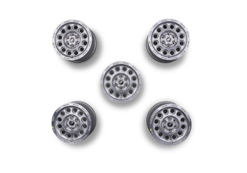 Picture of Ford Racing 2021+ Bronco 17x8in Silver Wheel Kit