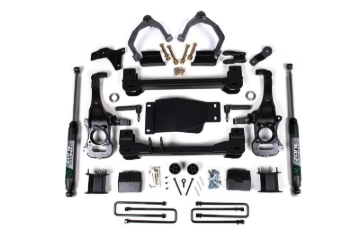 Picture of Zone Offroad 19-23 Chevy/GM Trail Boss / AT4 1500 4WD 4in Lift Kit w/ FOX Shocks
