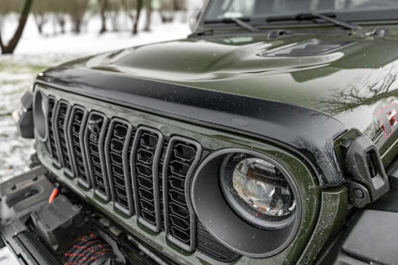 Picture of Husky Liners 18-24 Jeep Wrangler JL/JLU & 20-24 Gladiator Aeroskin Hood Protector - Smoke